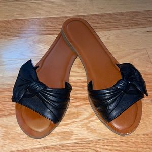 Aldo Enroelia sandals black and tan